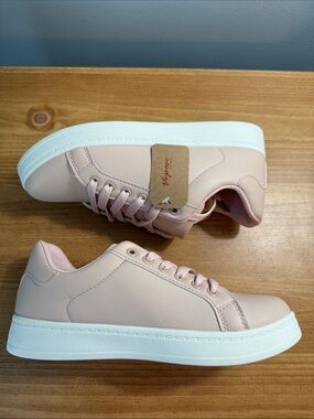 Vepose Blush Pink Platform Sneakers